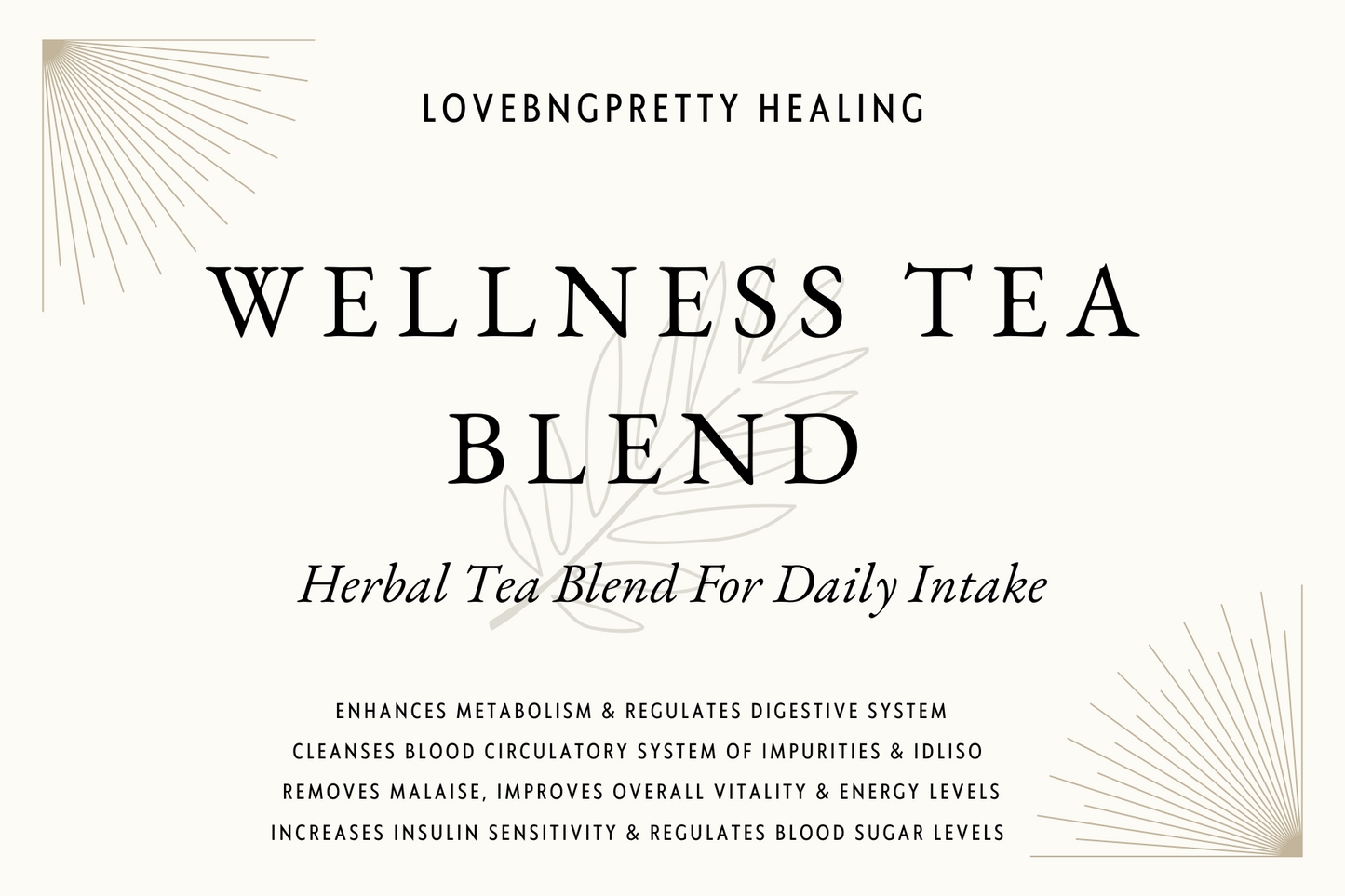 Wellness Tea Blend