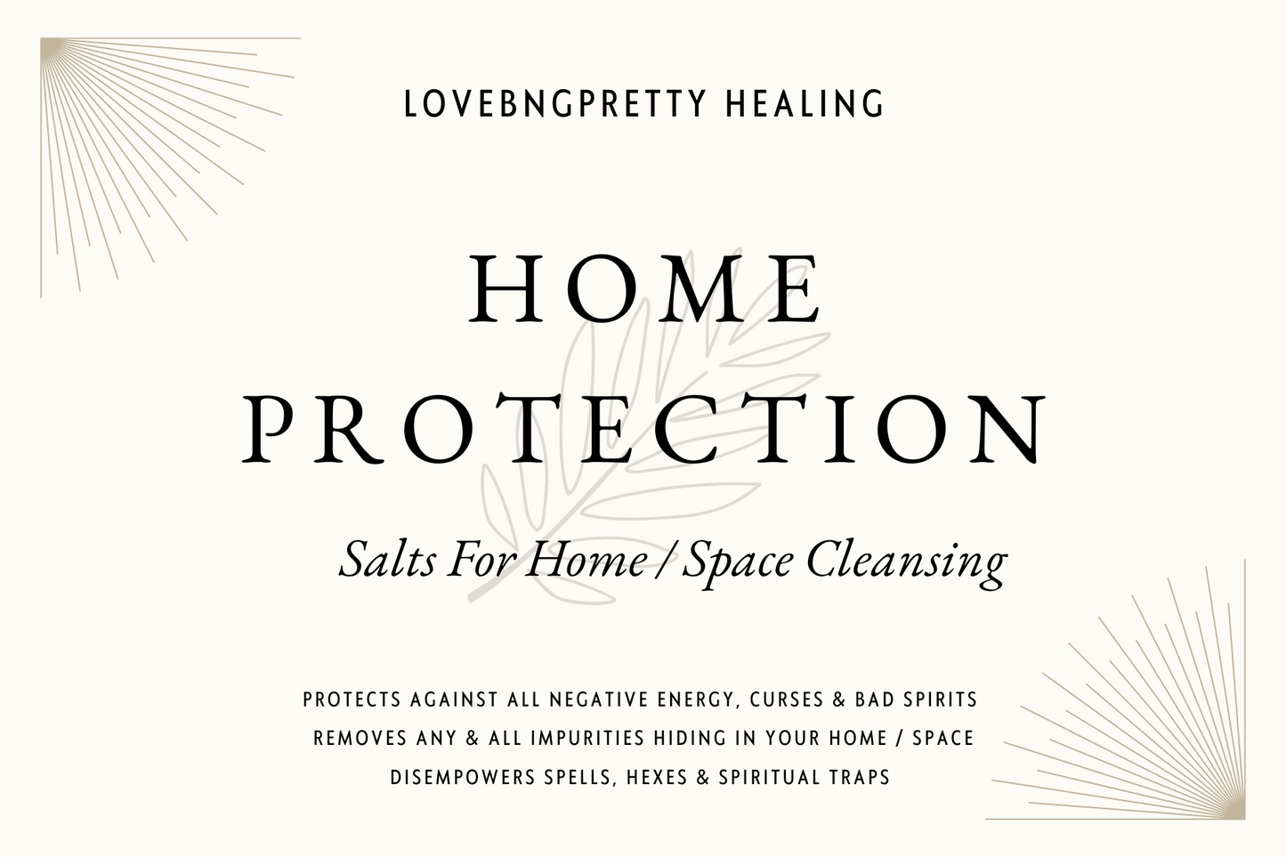 Home Protection Salts