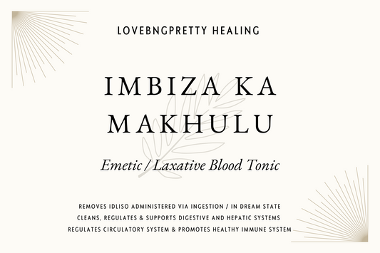 Imbiza kaMakhulu (Blood Tonic)